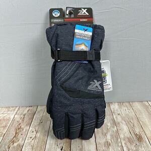 ZeroXposur Snow Gloves Men’s M/L Thinsulate Waterproof Breathable Gray Warmest